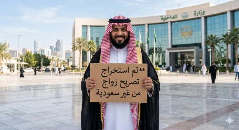 تصريح زواج من اجنبية