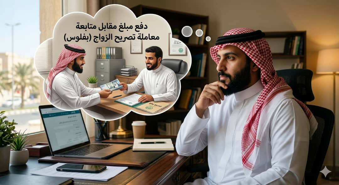 استخراج تصريح زواج بفلوس