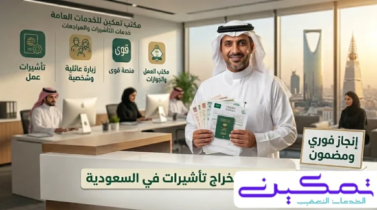 معقب استخراج تاشيرات السعودية